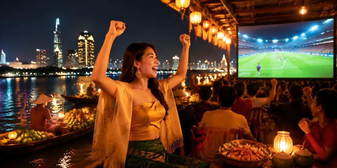 Người hâm mộ bóng đá tại Hồ Chí Minh hòa mình vào không khí lễ hội cá cược thể thao