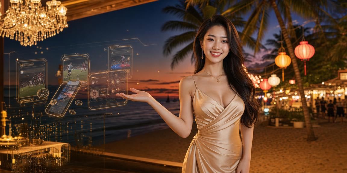 Toàn cảnh casino betting tại Việt Nam với ánh đèn neon và không khí sôi động